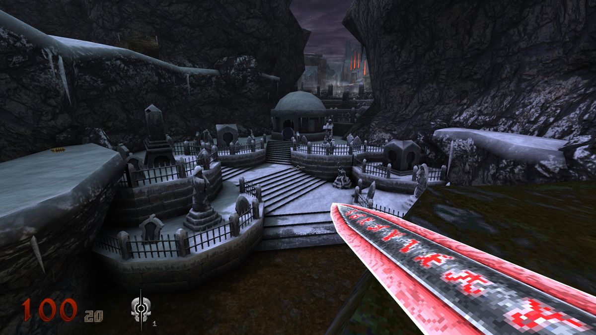 Wrath: Aeon of Ruin (Windows) screenshot: Exploring the hub world. (full version)
