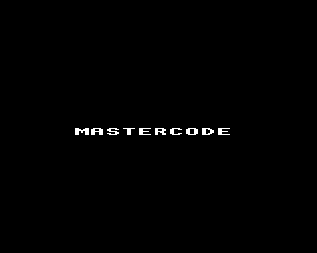 Games of Deduction (BBC Micro) screenshot: Mastercode: Title Screen