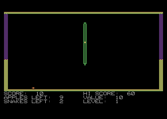 Screenshot of Snake Byte (Atari 8-bit, 1982) - MobyGames