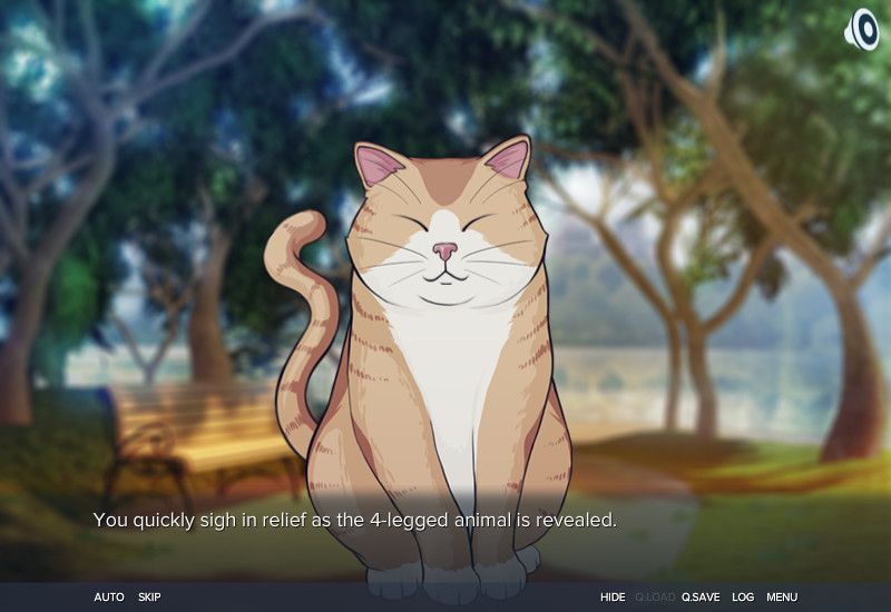 Quickie: Toshiko (Browser) screenshot: A cat...