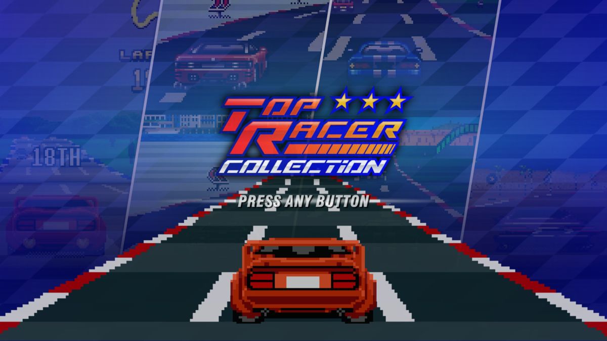 Top Racer Collection (Windows) screenshot: Title screen