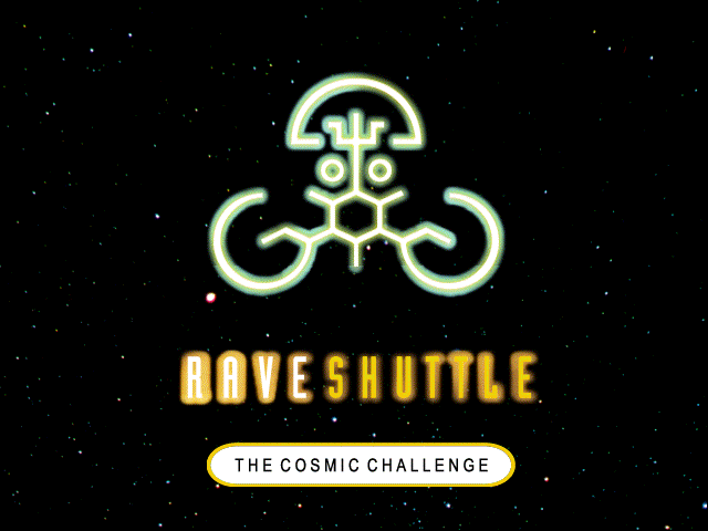 Rave Shuttle: The Cosmic Challenge (Windows 3.x) screenshot: Title screen