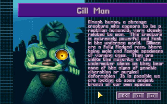 X-COM: Terror from the Deep (Windows) screenshot: Studying live alien specimens will further expand your knowledge about them