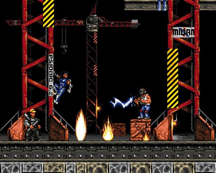Assassin: Special Edition (Amiga) screenshot: construction site level