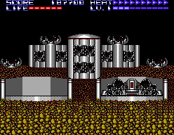 Assault City (SEGA Master System) screenshot: Boss