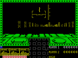3D Seiddab Attack (ZX Spectrum) screenshot: On target.