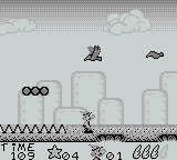 Astérix (Game Boy) screenshot: Beware of the birds!