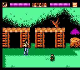 Lethal Weapon (NES) screenshot: The camp