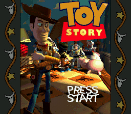 Disney's Toy Story (Genesis) screenshot: Title screen