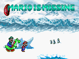 Mario is Missing! (DOS) screenshot: Opening Screen