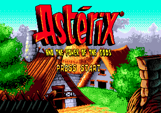 Astérix and the Power of the Gods (Genesis) screenshot: Title screen