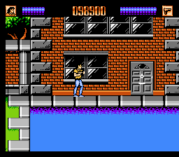 Lethal Weapon (NES) screenshot: Walking near water