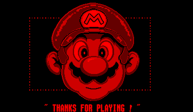 Mario Clash (Virtual Boy) screenshot: Game over