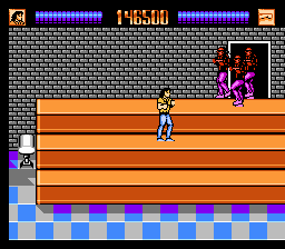 Lethal Weapon (NES) screenshot: "Bring it on, punk!"