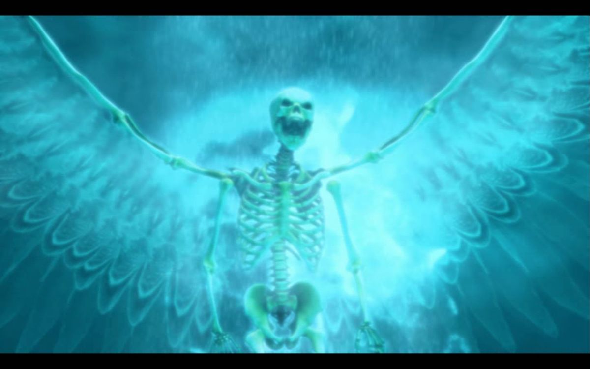 Secrets of the Ark: A Broken Sword Game (Windows) screenshot: This explains the angel of death subtitle