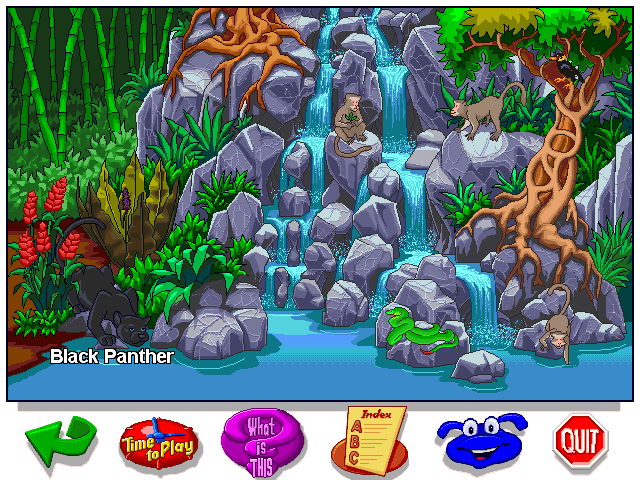 Let's Explore the Jungle (Windows) screenshot: Waterfall in Asian jungle