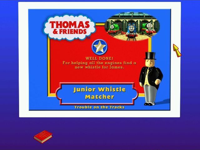 Thomas & Friends: Trouble on the Tracks (Windows) screenshot: An example certificate