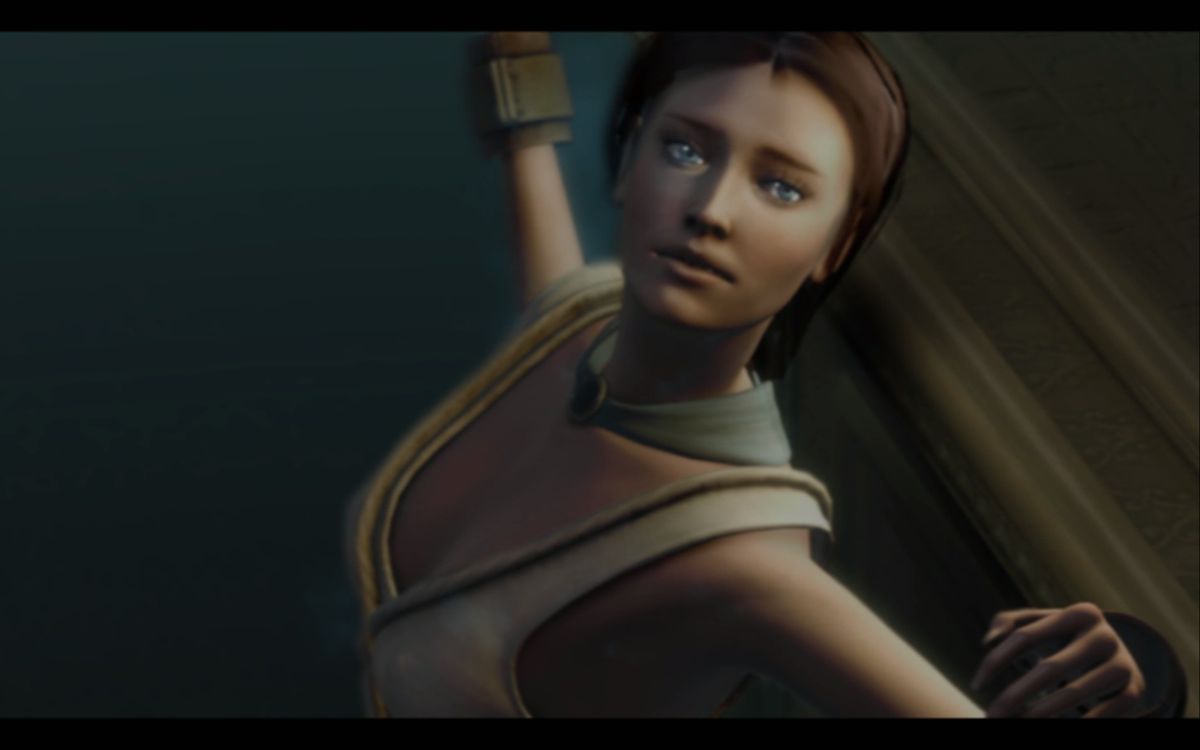 Secrets of the Ark: A Broken Sword Game (Windows) screenshot: Sacrifice scene from the intro