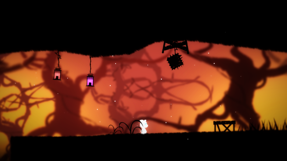 Soulless (Windows) screenshot: A trap that can kill the protagonist