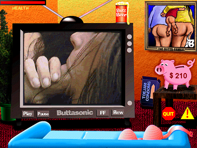 Seymore Butts Interactive II: In Pursuit of Pleasure (Windows 3.x) screenshot: We chose wisely