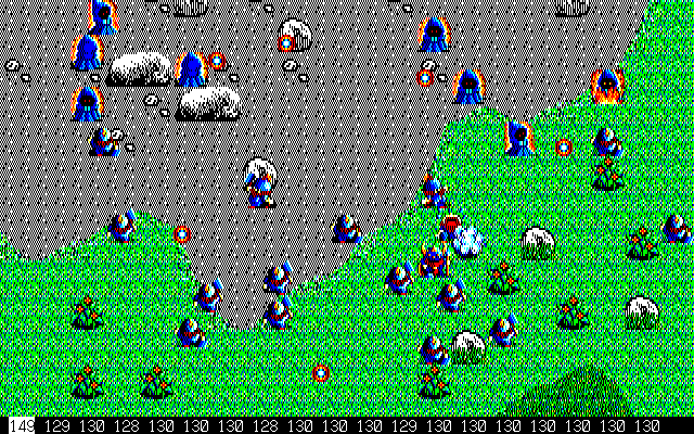 Duel (PC-98) screenshot: Battle