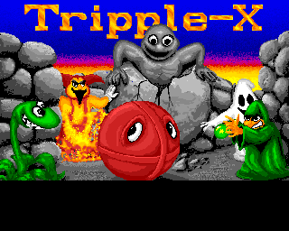 Triple X (Amiga) screenshot: Title screen