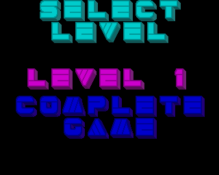 Triple X (Amiga) screenshot: Get ready for level 1
