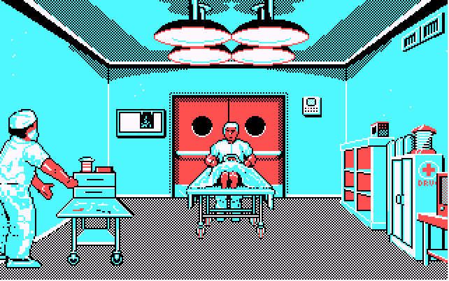 Life & Death (DOS) screenshot: In the OR