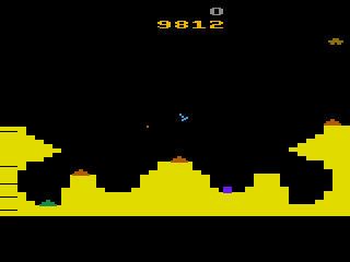 Atari: 80 Classic Games in One! (Windows) screenshot: Gravitar - Atari 2600 version