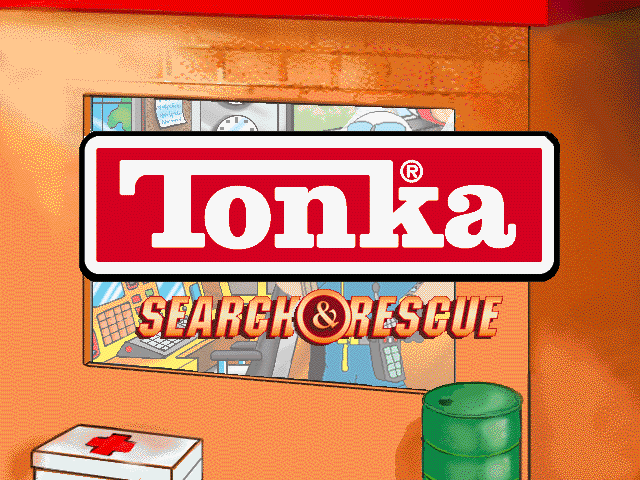 Tonka Search & Rescue (Windows 3.x) screenshot: Title screen