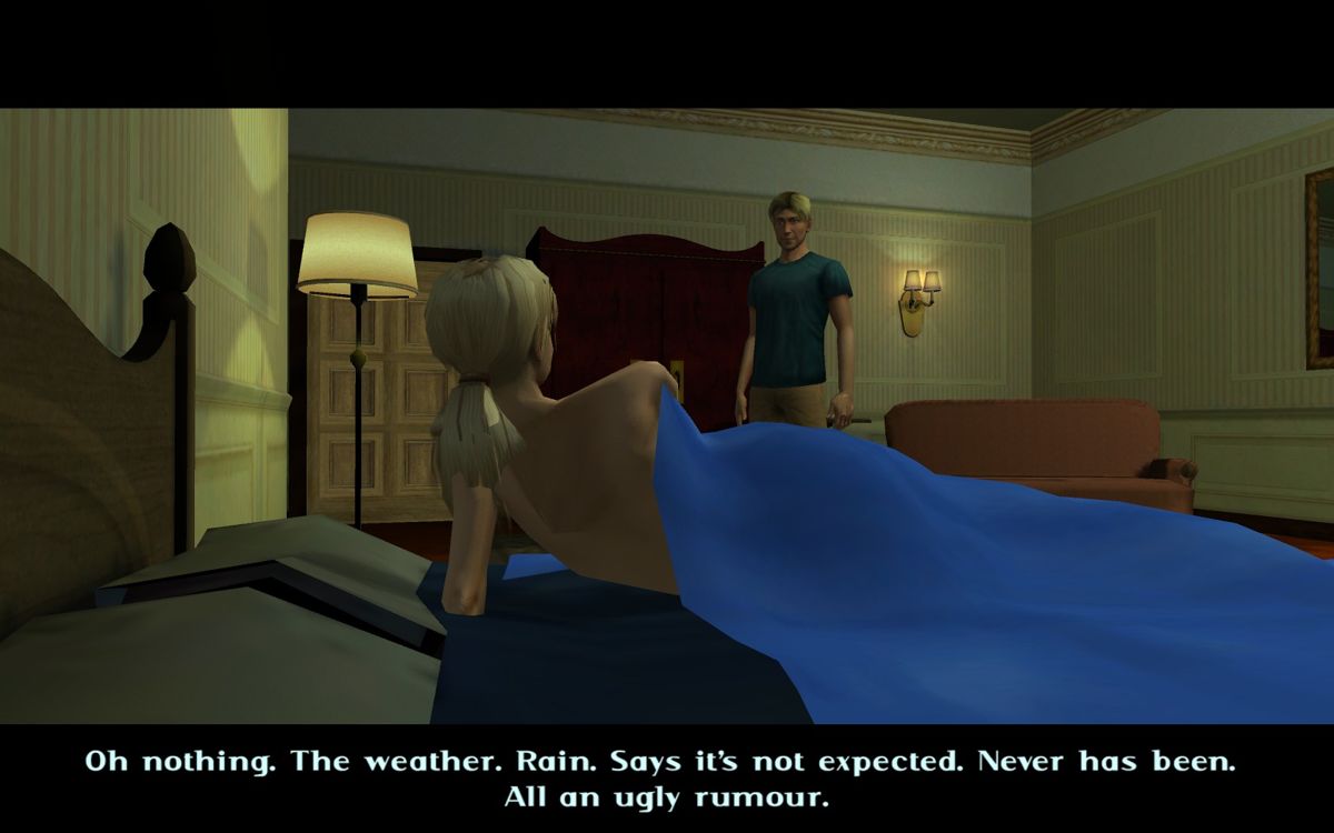 Secrets of the Ark: A Broken Sword Game (Windows) screenshot: Time for romance has passed, now it's time to continue our investigation