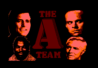 The A-Team (Amstrad CPC) screenshot: Loading screen