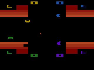 Atari: 80 Classic Games in One! (Windows) screenshot: Warlords - Atari 2600 version