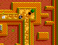 Maze Hunter 3-D (SEGA Master System) screenshot: Rugged Area