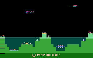 Atlantis (Atari 2600) screenshot: Title screen