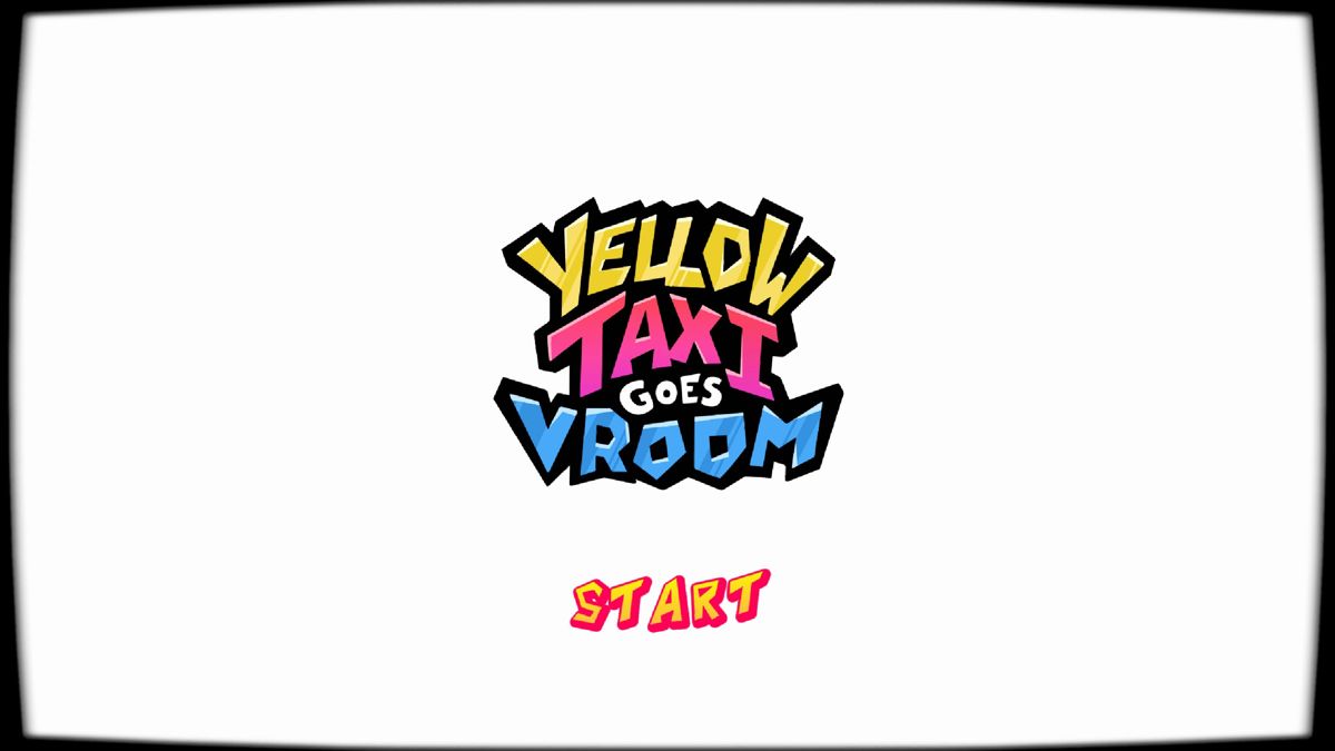 Yellow Taxi Goes Vroom (Windows) screenshot: Title screen
