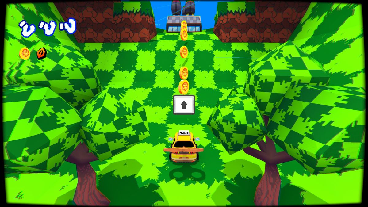 Yellow Taxi Goes Vroom (Windows) screenshot: The first interactive scene of the game