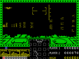 3D Seiddab Attack (ZX Spectrum) screenshot: level 3 - I think this is one of three Task Force Leaders. My rank was also raised.