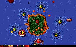 Whoop: Abenteuer in den Weiten des Weltraums (DOS) screenshot: This game has loads of bugs.