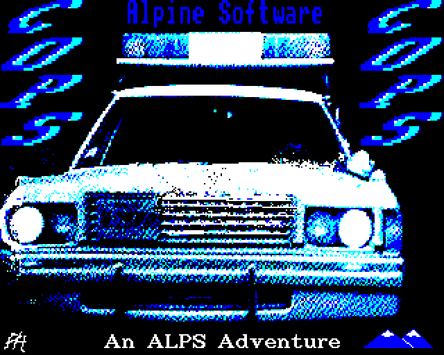 Cops (BBC Micro) screenshot: Title Screen