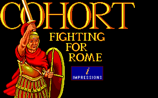 Fighting for Rome (DOS) screenshot: Title Screen