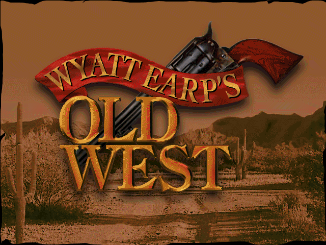 Wyatt Earp's Old West (Windows 16-bit) screenshot: Title screen