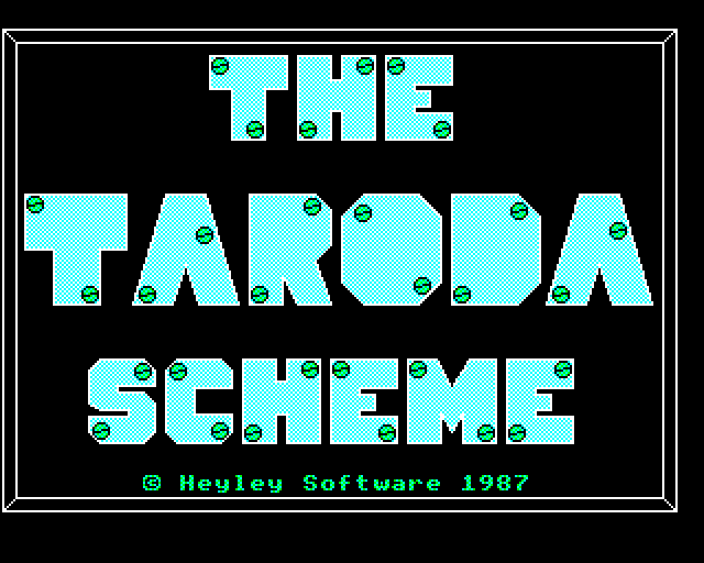 The Taroda Scheme (1987) MobyGames