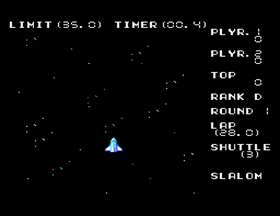 Space Slalom (SG-1000) screenshot: Start Game