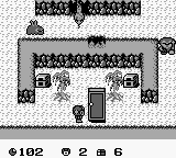 Booby Boys (Game Boy) screenshot: The monster cave