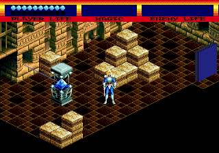 Light Crusader (Genesis) screenshot: Make the laser face a different direction