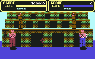 Line of Fire (Commodore 64) screenshot: Boss