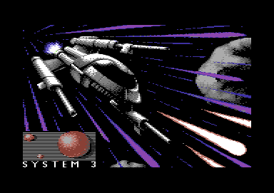 Dominator (Commodore 64) screenshot: loading screen