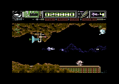 Dominator (Commodore 64) screenshot: stage 3
