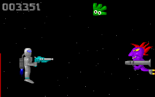 Aliens (DOS) screenshot: We depleted our ammo and are defenseless